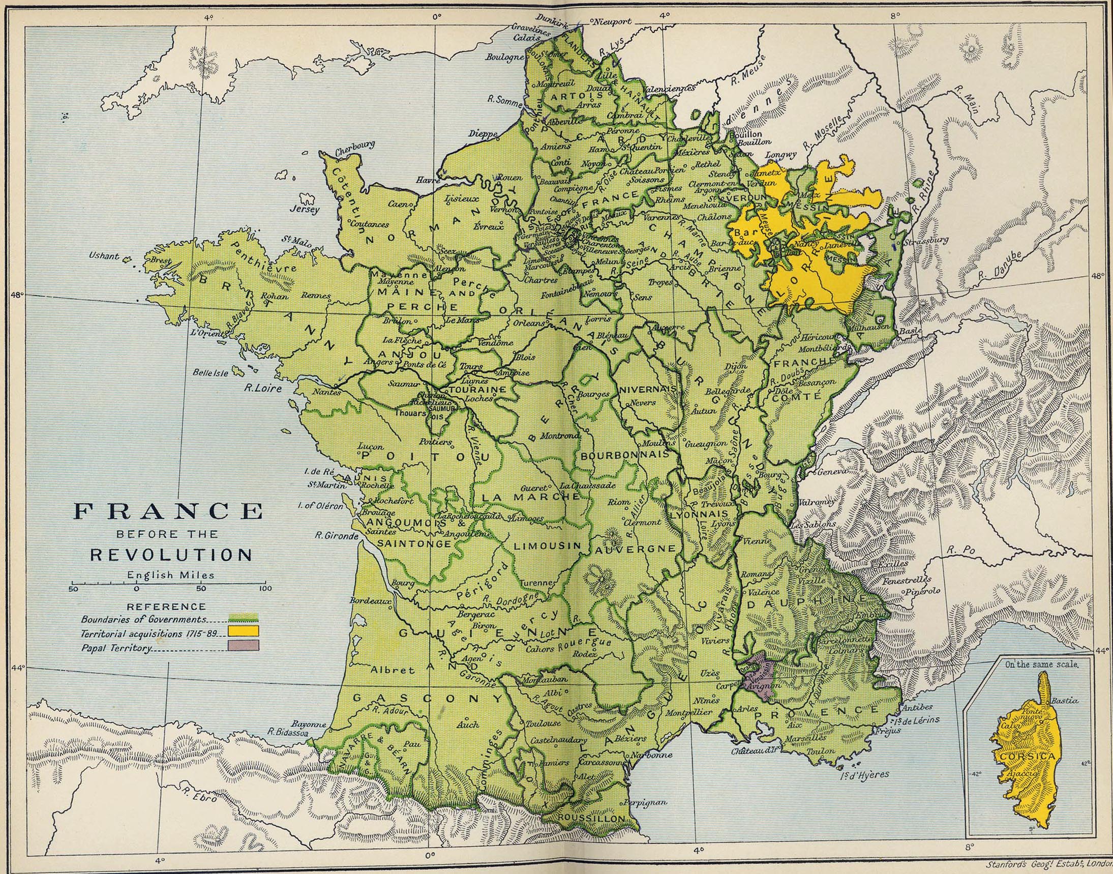 physical map of france during french revolution French Revolution Maps physical map of france during french revolution