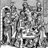 1200-tallet-middelalder-tegning av blod-injurier-Europa