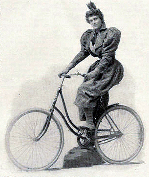 cycling woman 1895